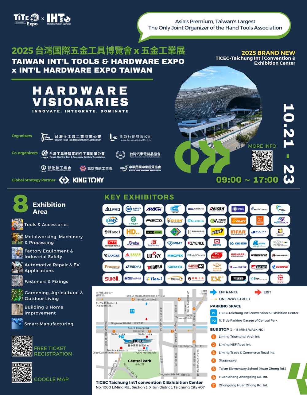 Taiwan Int'l Tools & Hardware Expo X Int'l Hardware Expo Taiwan 2025