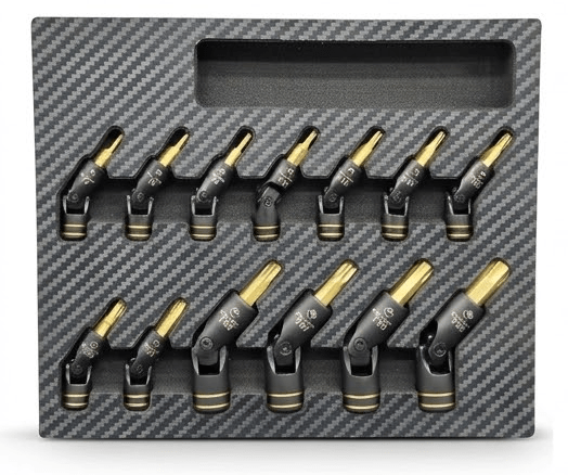 13PCS-1/4" & 3/8" DR. Universal Swivel Joint Torx Bit Socket Set