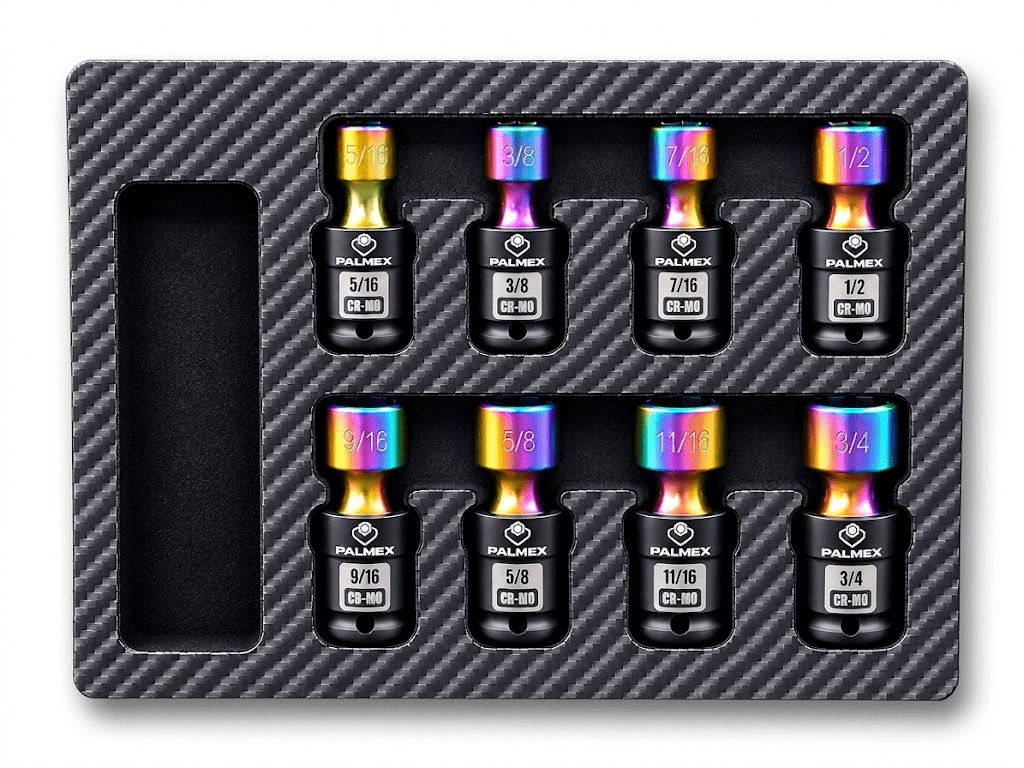 10PCS 3/8" DR. Universal Impact Socket Set (SAE)