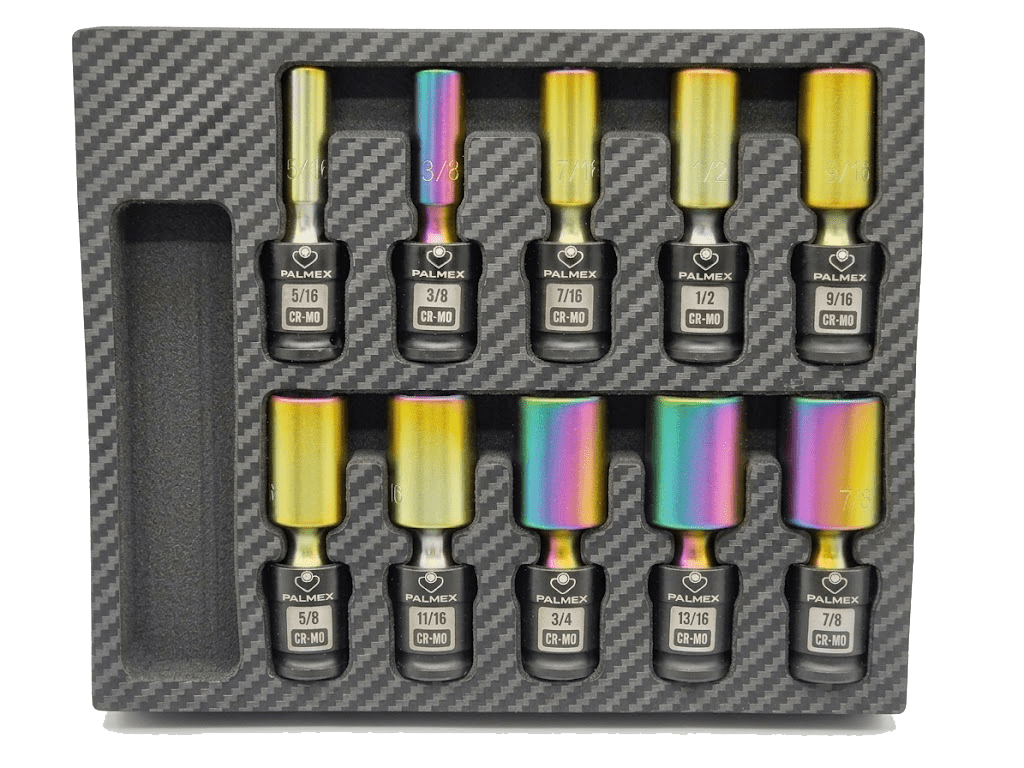 10PCS 3/8" DR. Universal Deep Impact Socket Set (SAE)