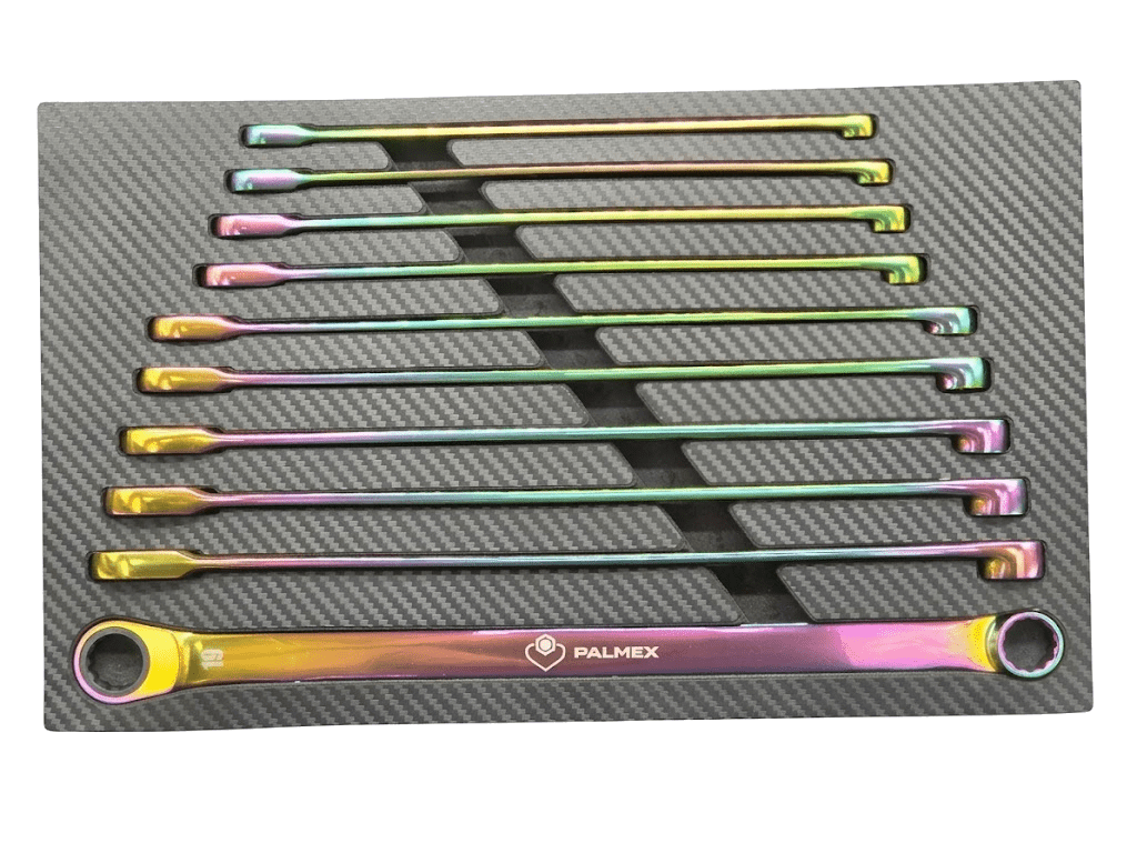 8PCS-One-Way Double Box-End Ratchet Set