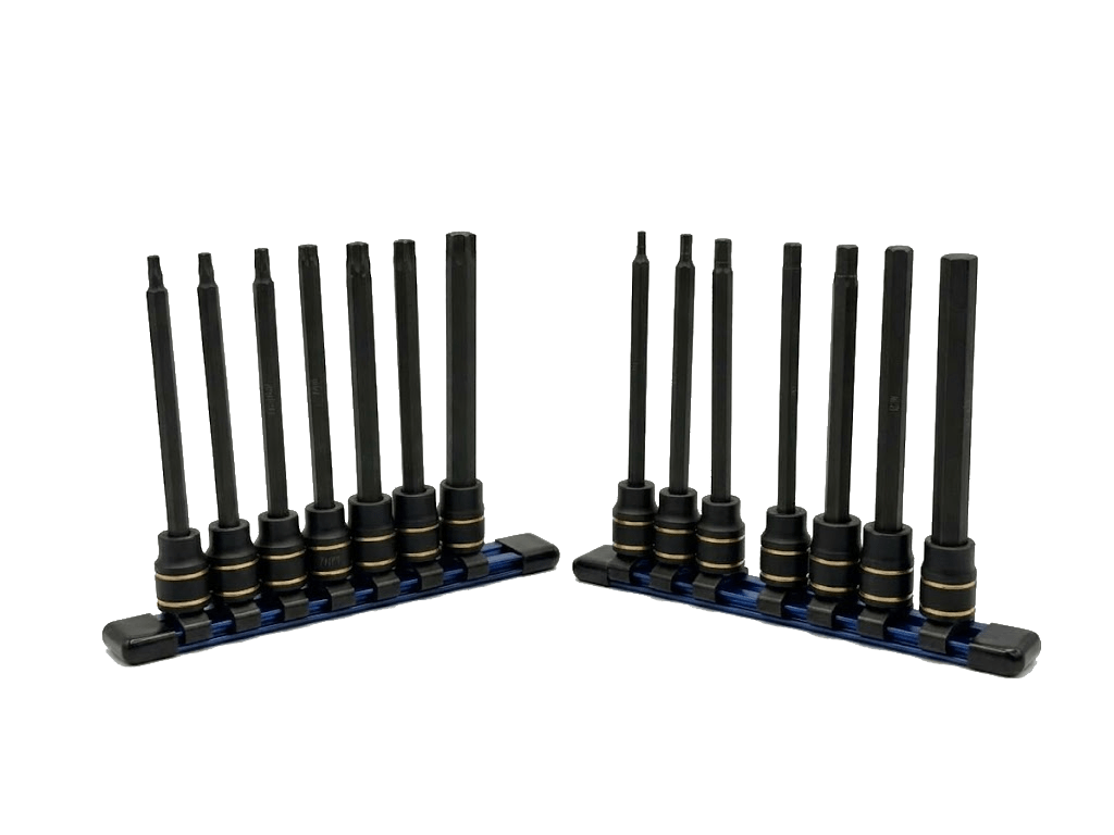 7PCS- 3/8" DR. Hex & HB 120mm Bit Socket Set