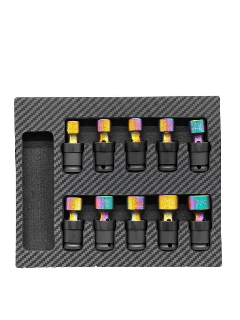 10PCS 3/8 DR. Universal Impact Socket Set (SAE)
