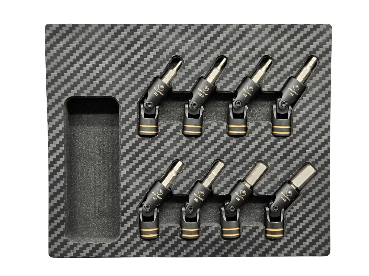 8PCS-38 DR. Universal Swivel Joint Hex Bit Socket Set