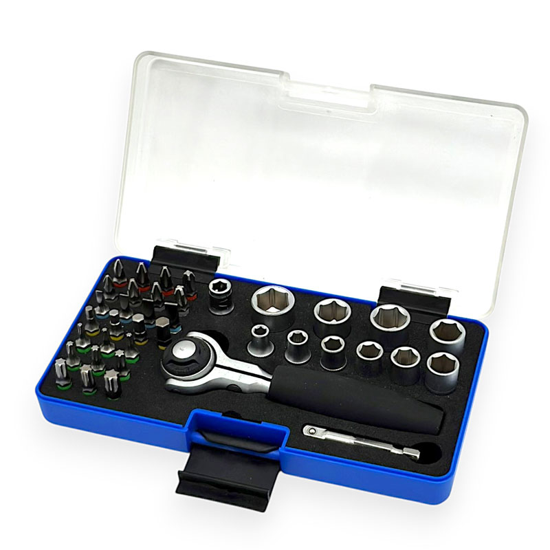 38Pcs-Swivel head ratchet handle  Bit Set