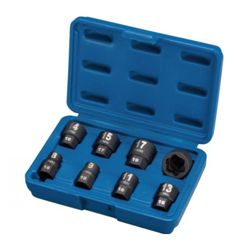 8 Pcs 3/8" Dr. Bolt Extractor Socket Set