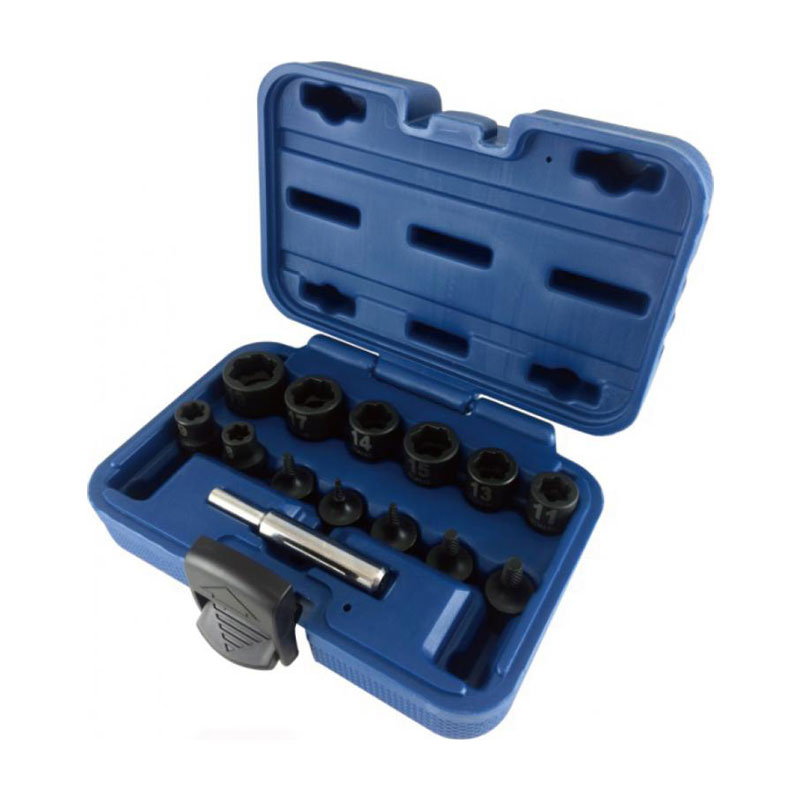 14 Pcs 3/8" Dr. Bolt Extractor Socket Set