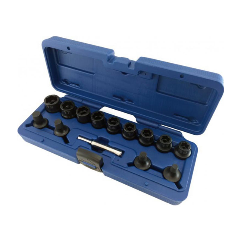 14 Pcs 3/8" Dr. Bolt Extractor Socket Set