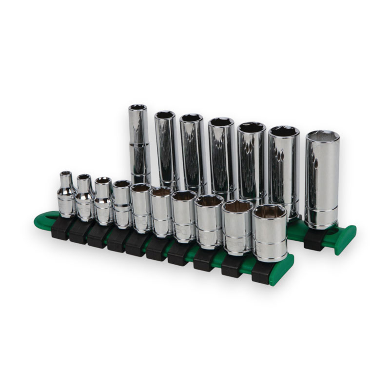 17PCS 1/4" DR.  Socket Set (SAE)