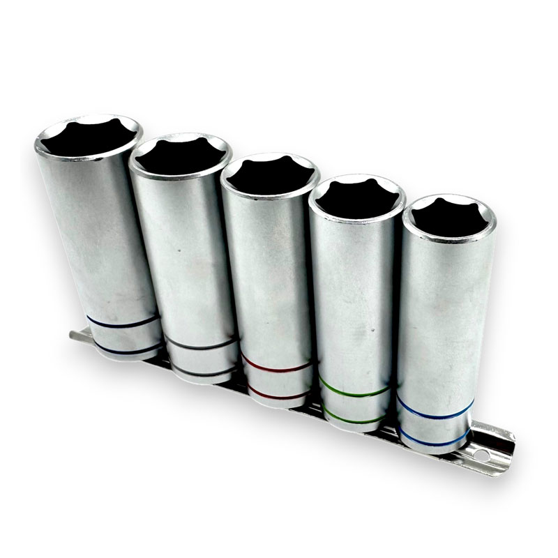 5PCS 1/2" DR.  Deep Socket Set (MET)