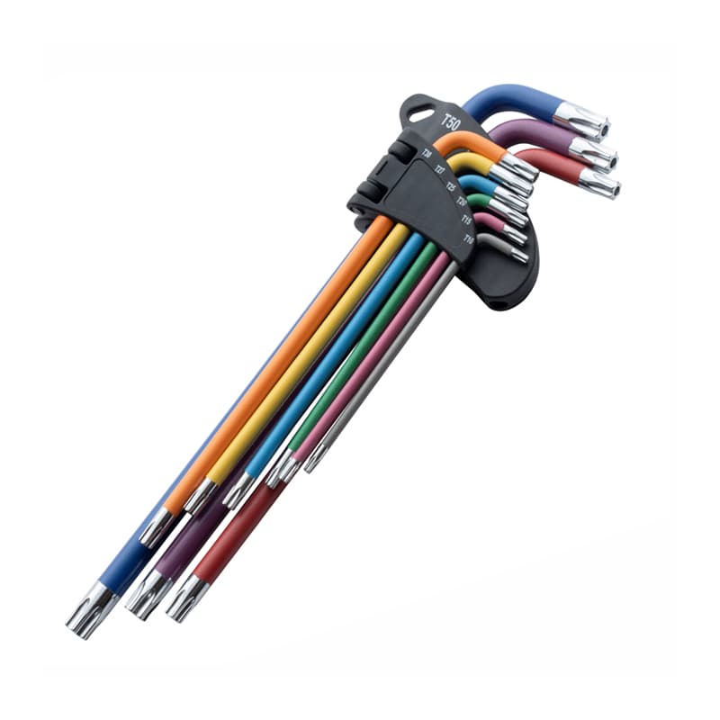 9pcs Colored Torx Key Set